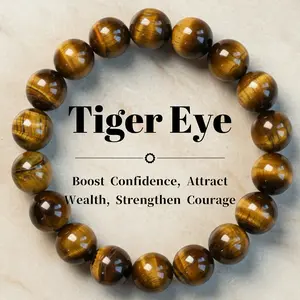 Protection Bracelet Set-8mm/10mm,Tiger's Eye,Watermelon Tea Crystal bracelets Unisex Healing Gift, Tiger Eve - blve friendship bracelet beaded jewelry protection bracelet encouragement gift fashion of the day