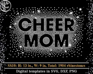 Cheer MOM Bling shirt