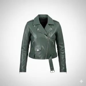 Women's cropped Darkgreen jacket