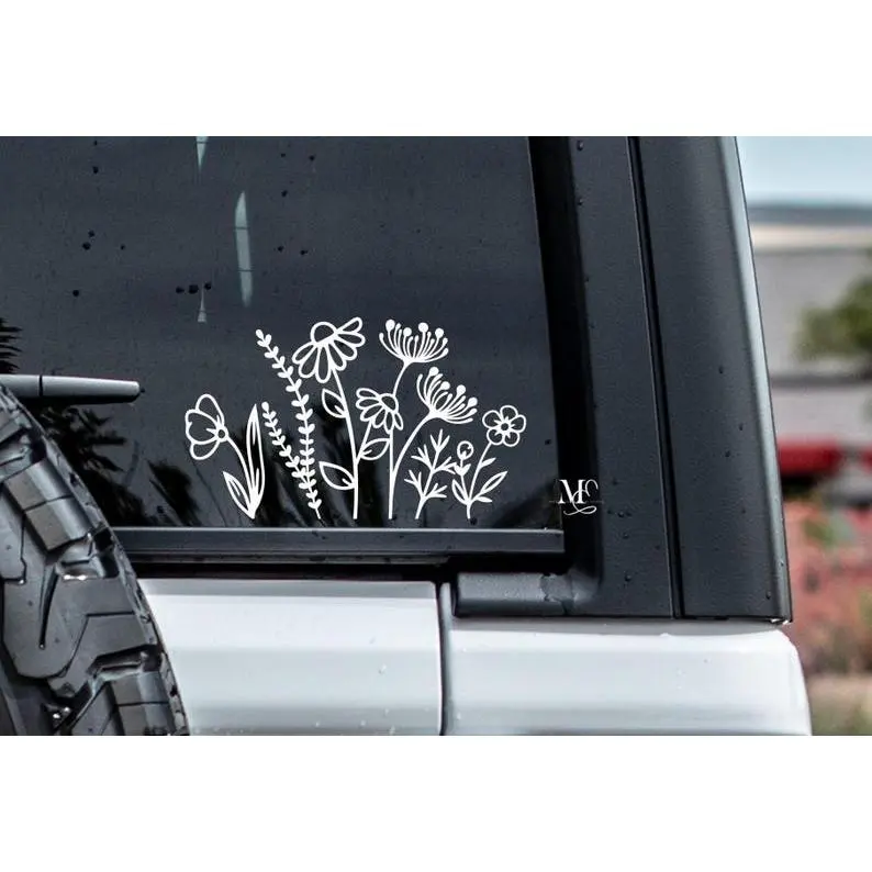 Wildflowers Car Decal