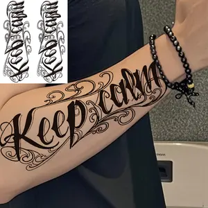 2 Large Tech Temporary Tattoo Stickers for Adults, Waterproof Non-Adhesive Realistic Designs, Perfect for Halloween & Other Events