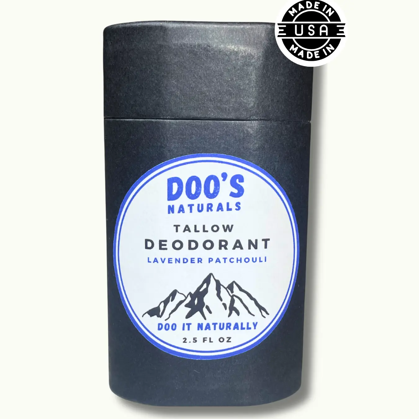 Tallow & Mineral Deodorant — Aluminum Free | No Baking Soda | Magnesium & Zinc | Natural Deodorant That Works | Doo's Naturals