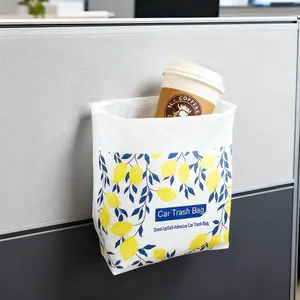 Leakproof Dual-Use Trash Bag Stand-Up & Adhesive Waterproof Large Disposable for Car Home Kitchen Bathroom Bedroom Office Desk Dorm RV & Small Spaces Tidy Organizer for Snacks Daily Waste Ideal for Vehicles Kitchens Workspaces Daily Use