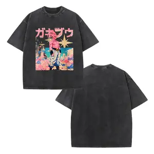 Kid Buu Graphic T-Shirt, Vintage Anime T-Shirt, Crew Neck Casual Cotton, Trending, Unisex Anime Tee, Suitable for Men's and Women's Streetwear Gifts