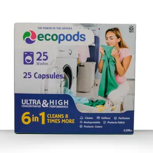 Ecopods - Ultra Concentrated Capsules for 25 Washing Clothes