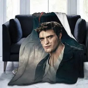 Bella Swan Twilight Saga Blanket Robert Pattinson Throw Bedding Room Decor Flannel Edward Cullen Blankets for Bed Sofa 40"x30"