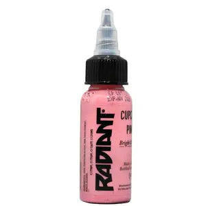Radiant Colors Cupcake Pink Tattoo Ink 1oz Bottle Bright Pigment Smooth Application