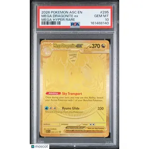 2026 Pokemon Asc EN-Ascended Heroes Mega Dragonite EX Mega Hyper Rare PSA 10