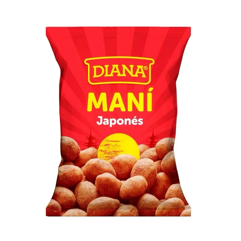 Diana Mani Japones 12 Pack from Guatemala 17g c/u  Authentic Guatemalan Mani Japones Snack