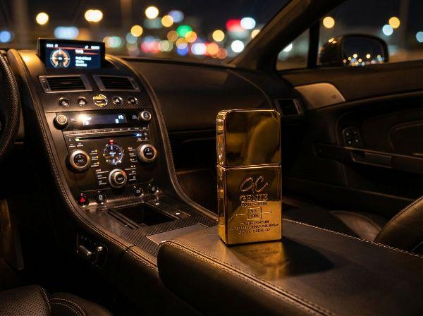 【2点セット】ジニエgenie 4L クールリッチ　黒　ベージュ Genie Collection Royal Gold - 0.85oz (25ml) Men's Eau de Parfum