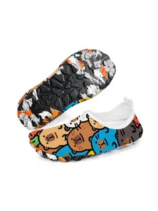 Beaver Doodle Print Outdoor Water Shoes for Men and Women, Quick-Dry, Non-Slip, Lightweight Breathable Fishing and Hiking Sandals Eu36-Eu45