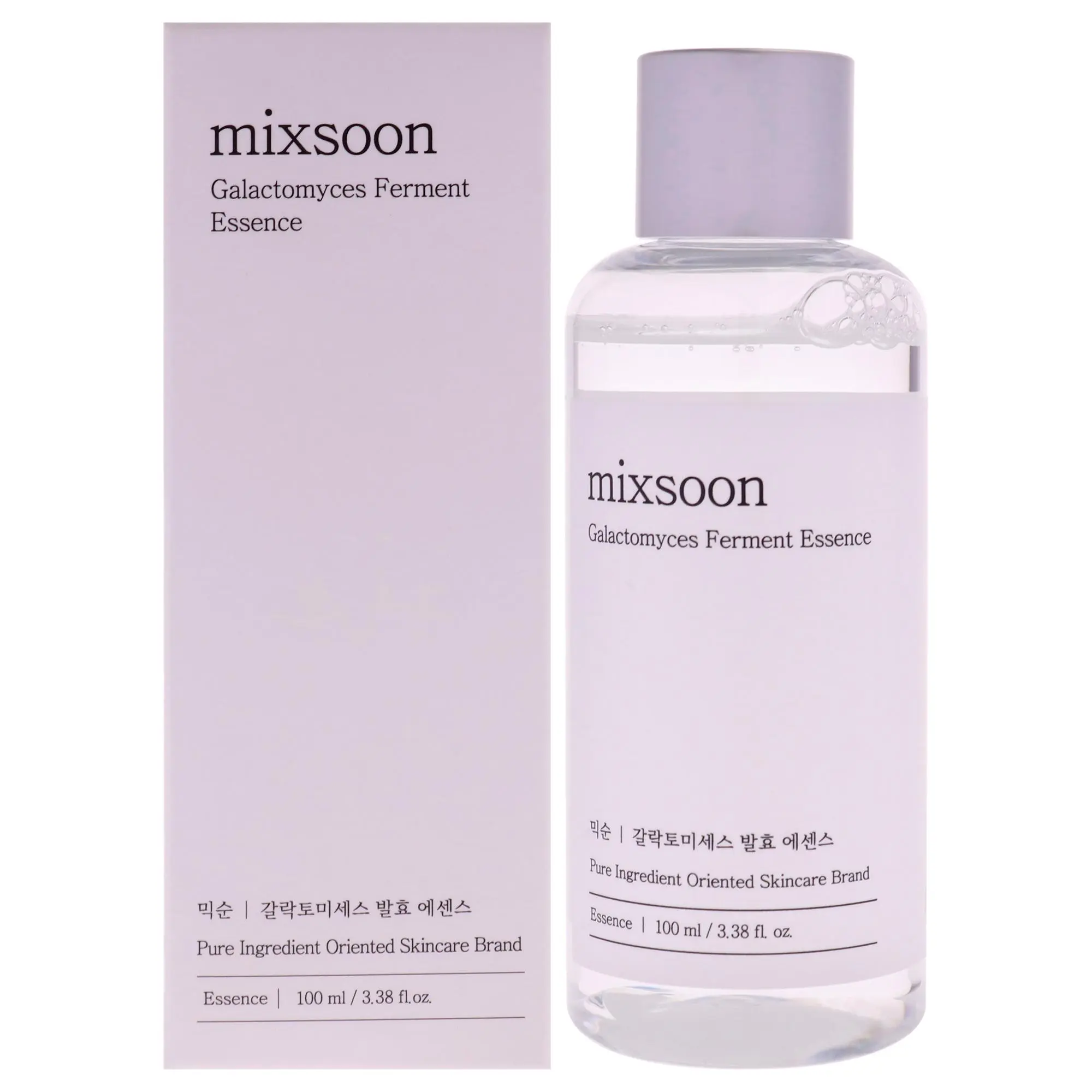 Mixsoon Galactomyces Ferment Essence - Unisex Daily Liquid Treatment with Pure Ingredients, 3.38 oz Bottle