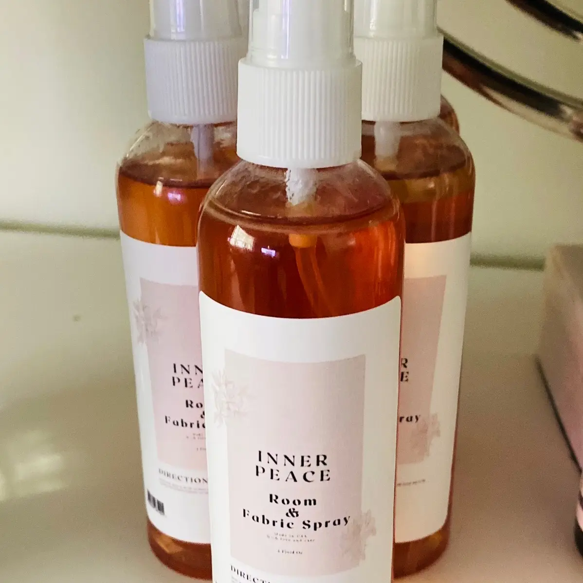 Inner Peace Room & Fabric Spray (Infused with Rose petals & lavender)