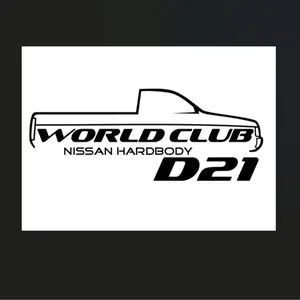 NISSAN Custom NISSAN HARDBODY Logo Sticker Reflective - Personalizable Design, High-Quality Finish, Reflective Surface, 100% Vinyl, Compatible with Various Products