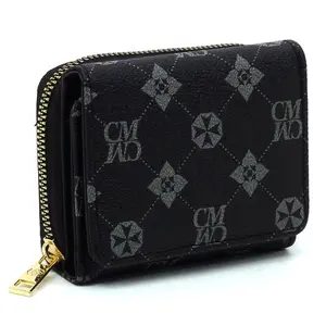 Fashion World CM Monogram Tri-fold Wallet
