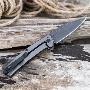 1404 SpeedSafe Assisted Opening EDC Pocket Knife , 6061-T6 Aluminum Handle, Outdoor Gear & Utility Tool Knife high hardness