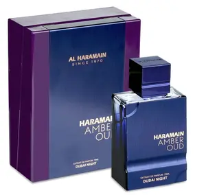 Al Haramain Amber Oud - Dubai Night Edition for Unisex - 2.53 oz Extrait De Parfum Spray | Long Lasting fragrance .