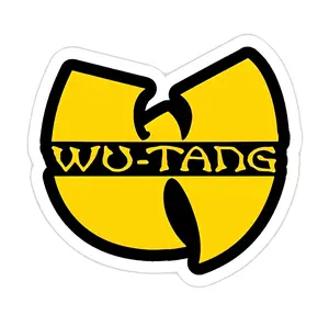(3pcs) Wu-Tang Sticker Decal Laptop Water Bottle Car Scrapbook Sticker  2″ x 2″, 3″ x 3″, 4″ x 4″, 5″ x 5″, and 6″ x 6″