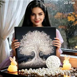 New Pearl Painting Life Tree DIY Handmade Embellished Pearl Art, Home Decor Kit, Handmade Gifts, Gift for Friends, Birthday, Mother's Day, Father's Day