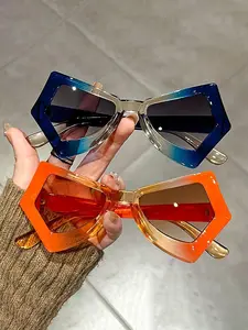 Fashionable Butterfly Frame Sunglasses, Trendy Casual Sunglasses for Everyday Use, Fashion Accessories for Outdoor Activities, Trendy Styling Sunglasses