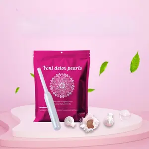 Yoni Detox Pearls 3 Pearls +1 Applicator for Feminine Hygiene PH Balance Vaginitis Relief Intimate Wash Nourishing Gentle Care