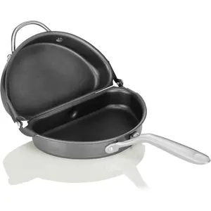- Frittata and Omelette Pan, Nonstick Double Sided Folding Egg Pan,   (PFOA Free) (Black)
