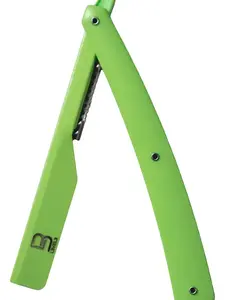 Professional Barber Razor Holder | Straight Razor Handle | Green Color | Hair Cutting & Shaving Tool