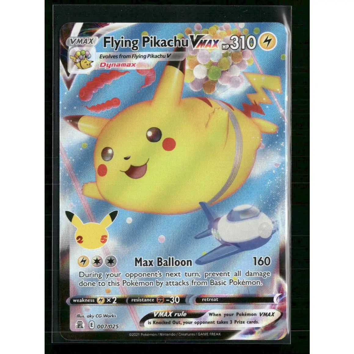 Celebrations Flying Pikachu VMAX #007/025