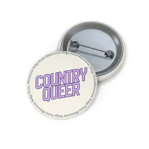 Country Queer Pin Button | Pride Prideful Statement Pin