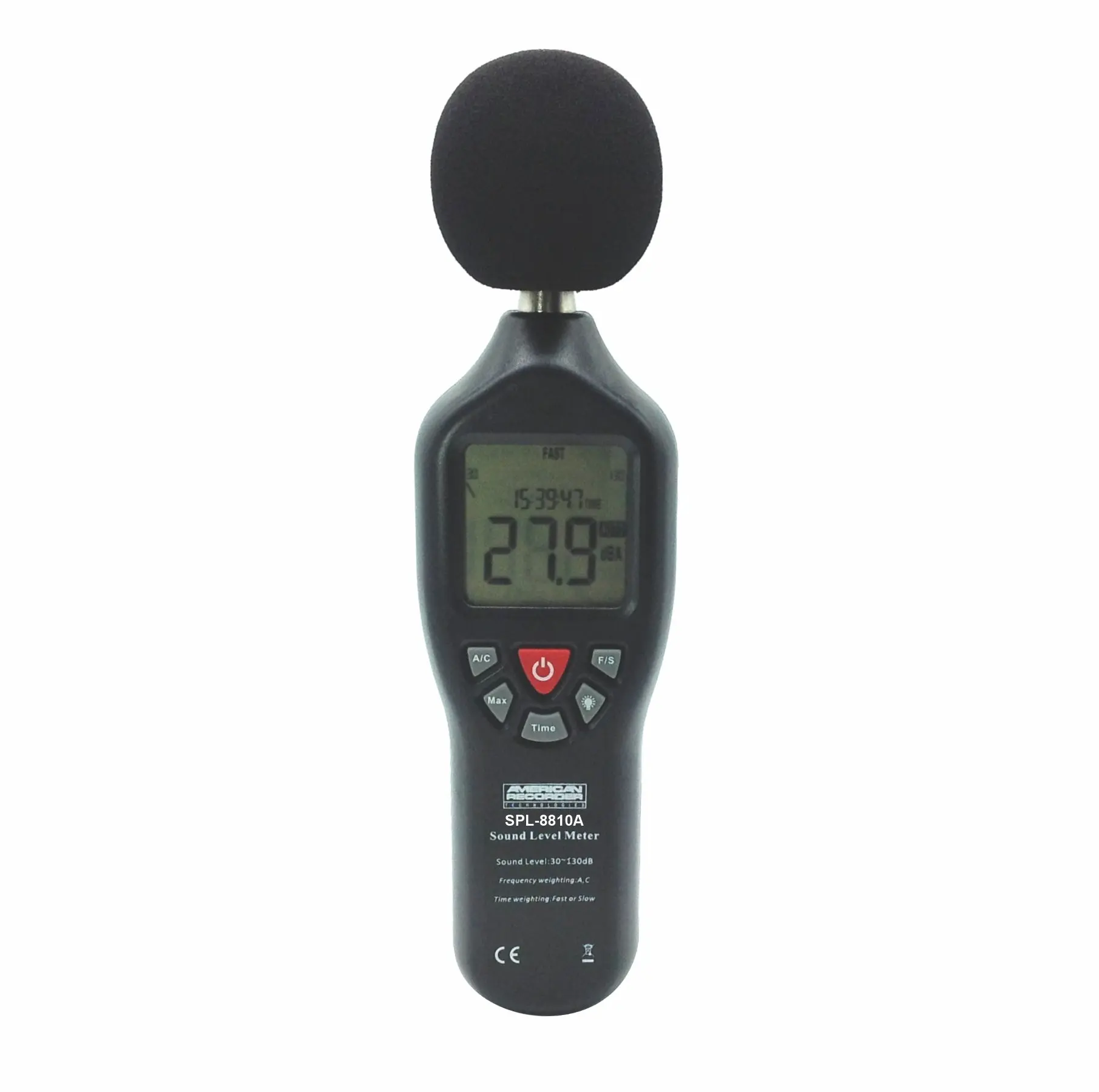 Full Function Digital Sound Level Meter - meets IEC 651 Type 2 standard