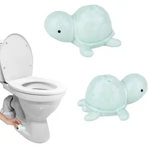 2 Pack Decorative Sea Turtle Toilet Bolt Covers Cute Toilet Screw Replacement Cover Caps Green Bathroom Decor for Bottom of Toilet Knob Covers