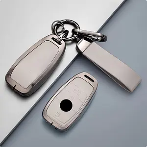 Suitable for Mercedes-Benz GLS450 Key Case, GLS400 Dedicated Full-coverage 350 Case with Buckle, Key Fob Cover, Car Interior Accessory for Men and Women