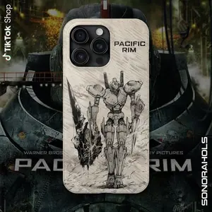 Jaeger Vs Kaiju Pacific Rim Phone Case, Striker Eureka Chuck Hansen And Raleigh Becket Phone Cover, Armored Core  Compatible with iPhone 11/12/13/14/15/16/17 (Pro Max/Plus) Suitable as a Gift for Friends and Family