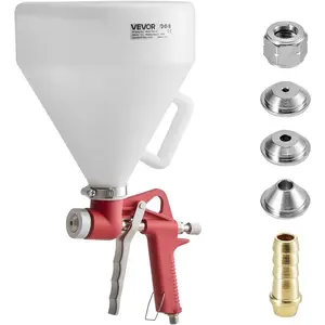 VEVOR 3 - Piece Air Spray Gun Kit, Professional Auto Paint Spray Gun Set with 3 Nozzles (1/1.4/1.8mm), 3 Cups Air Regulator, Gravity Feed Automotive Paint Sprayer for Primer, Topcoat Touch - UpVEVOR Super Brand Day