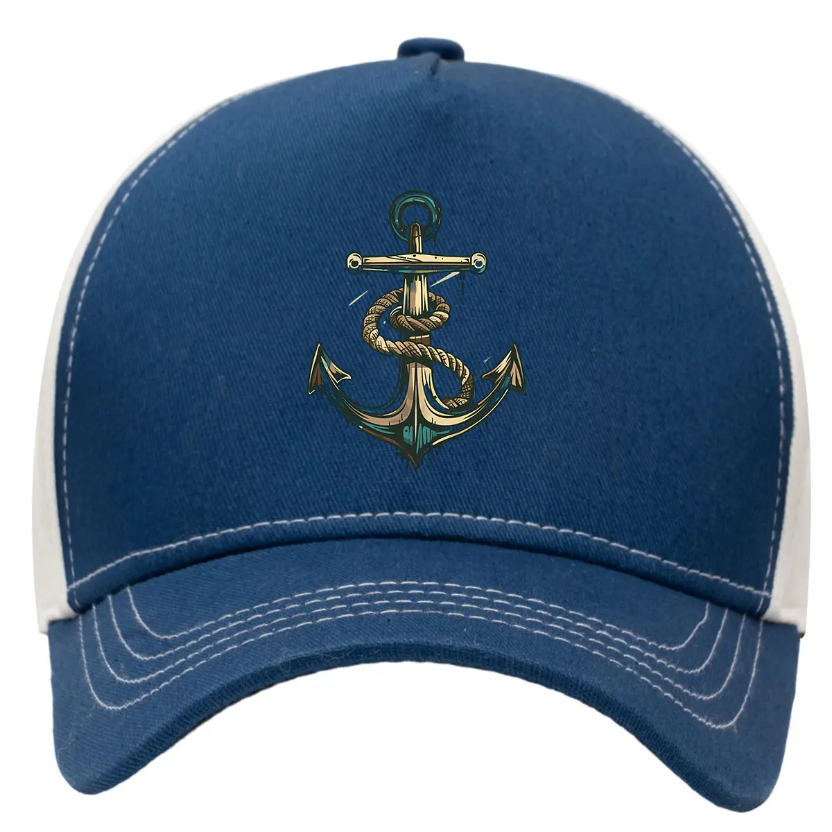 Anchor Baseball Cap For Men And Women, Navy Adjustable  display picture 1