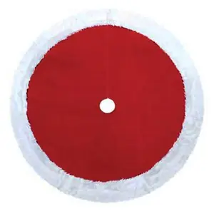 212 MAIN 48 in. Plush Tree Skirt - Dyno Seasonal Solutions 0202004ZSACC, Festive Decoration, Party Supplies