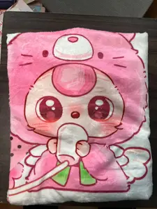 (cat14036) Baby Three -Plush Blanket