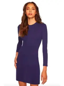 CREW DRESS LONG SLEEVE