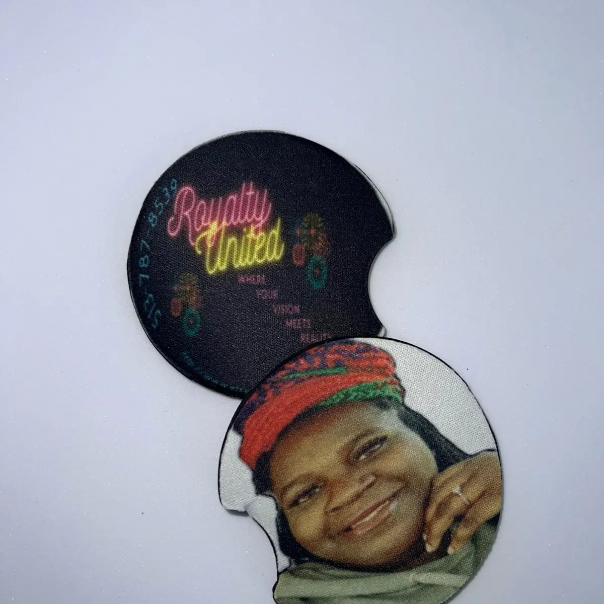 CUSTOM PHOTOS PER CUSTOMER REQUEST - Custom Car Cup Tumbler Sublimation Coasters PLEASE SEND PICTURE OF CHOICE Coffee Set
