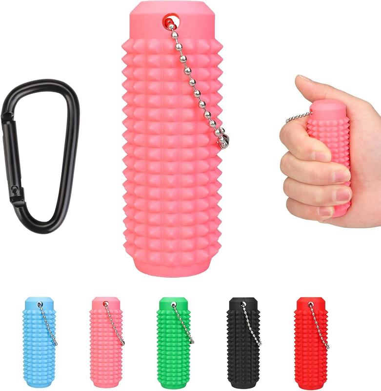 Little Ouchies Fidget, Portable Stim Tool, Pocket Mini Fidget Toy for Adults, Pain Stim Fidget, 3D Printed Venting Key Pendant, Spiky Grippie Stim Keychain for Anxiety Relief Positive, Novelty Gifts