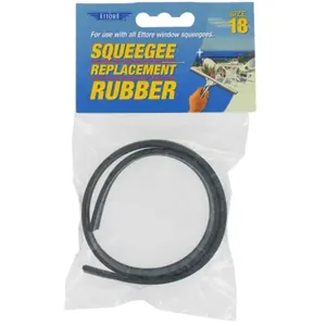 212 MAIN 18 in Rubber Window Squeegee Replacement Blade, Home Supplies Window Cleaning Scraper with Squeegee Drying Function (Ettore Products 20018)