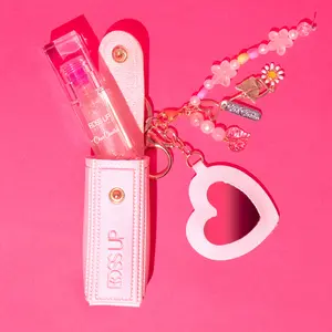 BossUp X CharCharms Lip Oil Keychain Collab