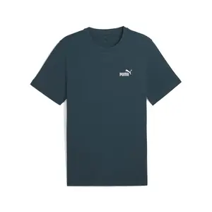 PUMA Mens Essentials Small No. 1 Logo Tee Casual Tops Casual - Green
