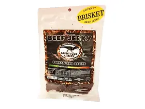Carnivore Candy Beef Jerky :  Korean BBQ Snack Natural Flavor Savory Dried