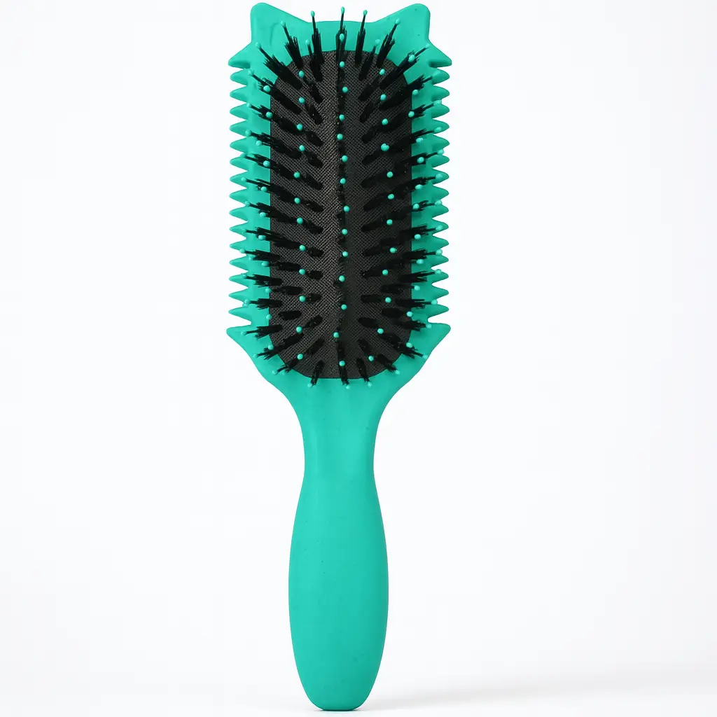 Upgraded Curl Defining Comb for Curly Hair – Cute Cat Ear Design, Detangling & Frizz-Reducing Wide Tooth Comb for Men & Women | Gently Shapes Waves &