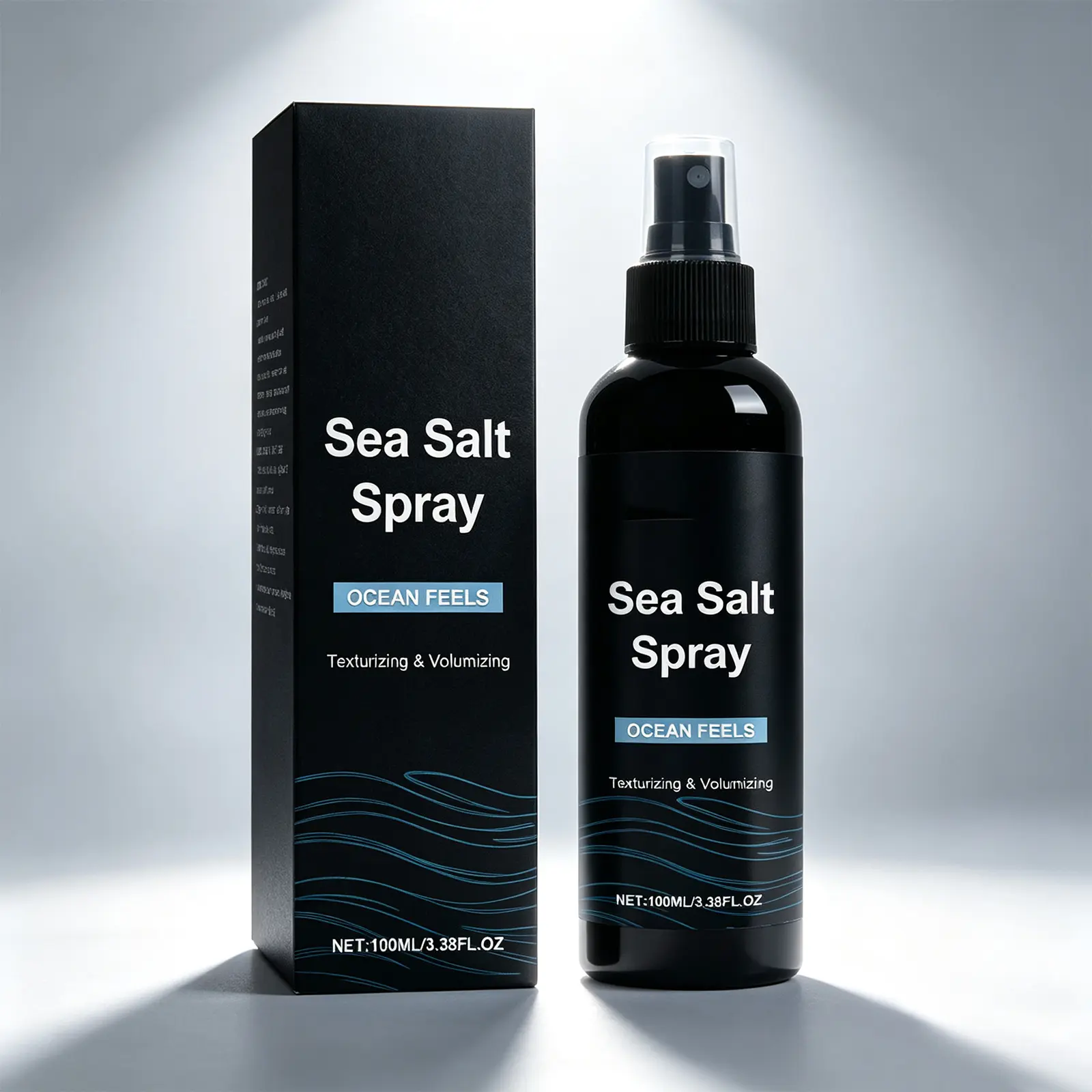 Sea Salt Texturizing Spray for Men - Volumizing Mist to Create Natural Waves and Add Volume, Lightweight Hold with an Ocean-Fresh Finish for All Hair Types, 100ml, 24 Months, Acrylates Copolymer, Us, Bottle, Yes, 1,2-Hexanediol, Curl Enhancing