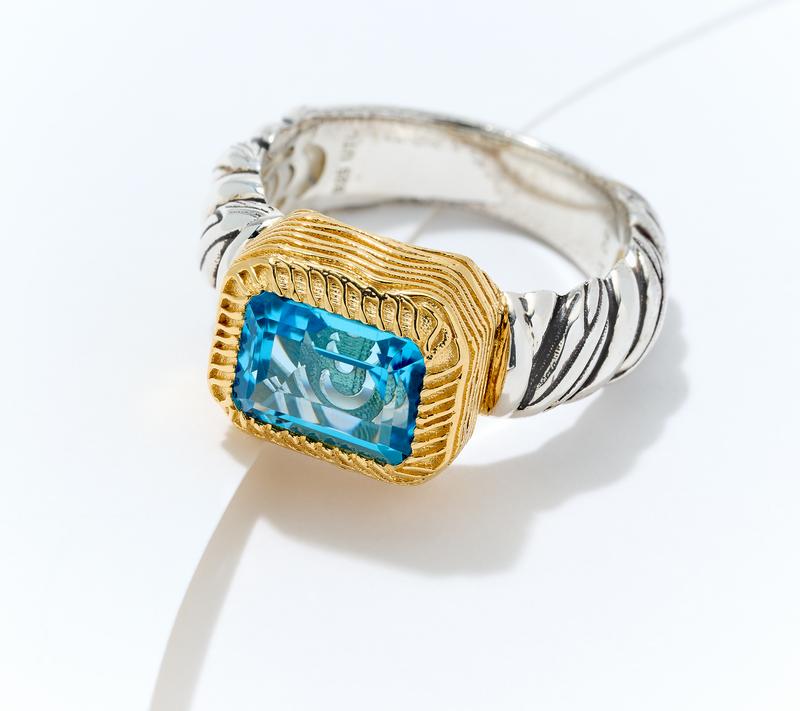 Christian James by Scott Grimes Sterling Silver Gemstone Ring