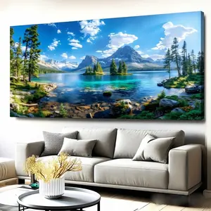 A 2D printed canvas painting, landscape canvas wall art painting, suitable for use in living rooms, bedrooms, offices, corridors, and wall decoration murals.
