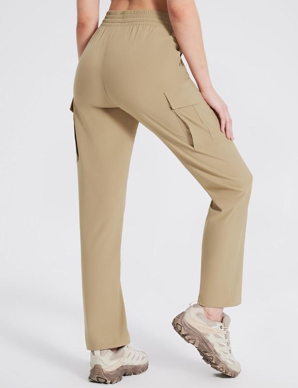 baleaf Women's Hiking Pants Cargo Quick Dry Pants Water Resistant Loose Lightweight Travel Fishing Outdoor UPF50+ Stretch