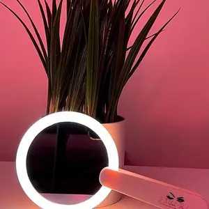 Mini Hand-held LED Mirror